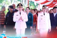 Wali Kota Kupang, dr. Christian Widodo, dan Wakil Wali Kota Kupang, Serena Cosgrova Francis, S.Sos., M.Sc./Prokopim Kota Kupang/Timornesia 