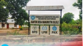 Kantor Desa Manumutin Silole, Kecamatan Sasitamean, Kabupaten Malaka/Istimewa/Timornesia 