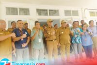 Tim WVI Berpose Bersama Bupati dan Wakil Bupati Malaka, Senin 10/3/2025/Istimewa/Timornesia