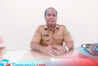 Dok. Foto : Inspektur Inspektorat Kabupaten Malaka Remigius Leki saat ditemui media Timornesia di ruang kerjanya, Selasa 25/3/2025/istimewa/Timornesia 