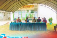 Ket. Foto : Gubernur NTT Emanuel Melkiades Laka Lena meninjau pelaksanaan Cek Kesehatan Gratis di Puskesmas Alas, Kabupaten Malaka, Sabtu 29/3/2025/dok. Timornesia 