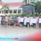 Ket. Foto : Masyarakat Kabupaten Belu Gelar Aksi Dukung Revisi UU TNI di depan Patung AA. Bere Talo, Sabtu 29/3/2025/dok. Timornesia 