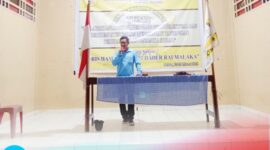 Ket. Foto : Ketua Immala Kupang periode 2014/2015 Sirilius Klau saat menutup kegiatan MPAB Immala Kupang periode 2024/2025 di aula Gereja Oeleta, Jumat 28/3/2025/dok. Timornesia 