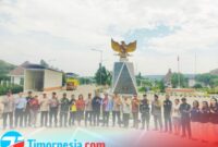 Ket foto: Gubernur NTT Emanuel Melkiades Laka Lena saat berkunjung ke PLBN Motamasin, Sabtu 29/3/2025/dok. Timornesia