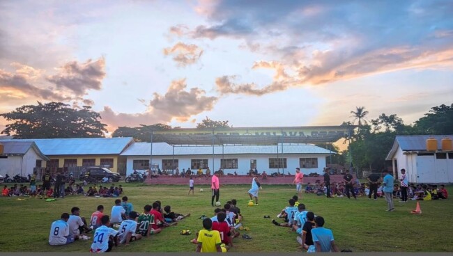 Ket Foto : Seleksi Terbuka PS Malaka U-13 dan U-15 di Lapangan Haitimuk/dok PS Malaka/Timornesia 