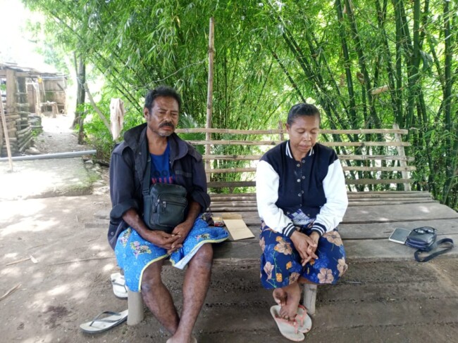 Ket Foto : Paulus Nahak dan Istri/dok pribadi/Vegal/Timornesia 