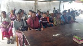 Ket Foto : Masyarakat Desa Besikama melaporkan Kepala Desa Besikama/Timornesia 