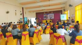 Ket Foto : Wakil Bupati Malaka Henri Melki Simu saat membuka Workshop Pengembangan Sistem Informasi Desa untuk Mendukung Transparansi, Akuntabilitas, dan Pencapaian SDGs Desa yang berlangsung di Hotel Nusa Dua Betun, Selasa 15/4/2025/dok Istimewa/Timornesia 