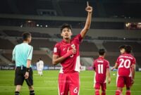 Ket Foto : Evandra Florasta merayakan gol bersama Timnas Indonesia U-17 di Piala Asia U-17 2025/Timornesia 