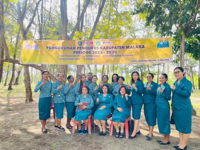 Pengurus TP PKK Kabupaten Malaka/foto EL/Timornesia 