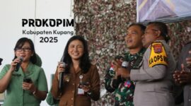 Wakil Bupati Kupang, Aurum Titu Eki, menghadiri perayaan ulang tahun ke-3 ARHANUD 9/AWJ Kupang pada Senin, 19/5/2025 di markas ARHANUD 9/AWJ Kupang, Desa Naunu, Kecamatan Fatuleu/Prokopim Kabupaten Kupang/Timornesia 