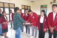 Leonardus Usboko dan Aloysius Usatnesi dilantik Ketua BEM dan BLM STIH Cendana Wangi/Erik Suni/Timornesia 