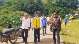 Kepala BBWS NT II tinjau bendung Benenai untuk dukung pertanian Malaka di masa kepemimpinan SBS-HMS/dok pribadi/Timornesia 