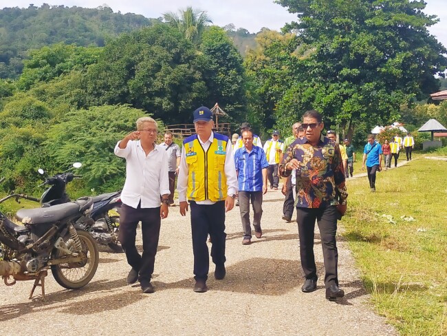 Kepala BBWS NT II tinjau bendung Benenai untuk dukung pertanian Malaka di masa kepemimpinan SBS-HMS/dok pribadi/Timornesia 