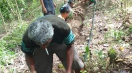 Ket foto : Upaya peningkatan air bersih di Desa Kuaken oleh masyarakat Desa Kuaken/dok ES/Timornesia 