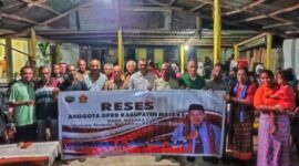 Reses Anggota DPRD Kabupaten Malaka Vinsensius Apaula Kehi Lau di Desa Kamanasa, Kecamatan Malaka Tengah, Sabtu 31/5/2025/dok Istimewa/Timornesia 