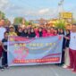 Ket foto : Dalam rangka memperingati HUT Bhayangkara ke-79, Polres Malaka mengadakan Car Free Day (CFD) pada Sabtu, 21 Juni 2025 di ruas jalan kota Betun/dok pribadi/humas/Timornesia 