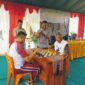 Ket foto : Pertandingan pembuka antara Kapolres Malaka dan Sekda Malaka tanda dimulainya turnamen Catur Kapolres Cup I/dok pribadi/Gonza/Timornesia 