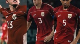 Trio bek Timnas Indonesia, Justin Hubner, Jay Idzes, Rizky Ridho/FB images/Timornesia 