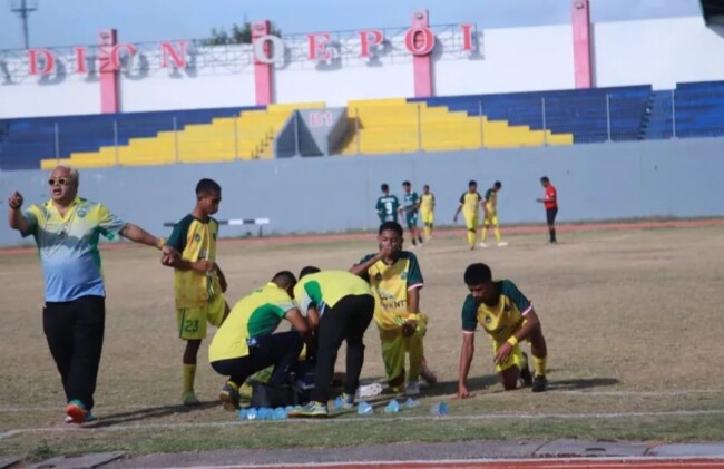 Ket foto : PS Malaka U15 Vs Kristal FC/dok Timornesia.