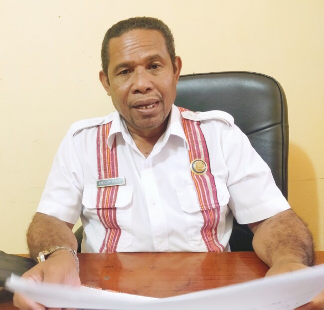 Ket foto : Kepala Dinas Perindustrian Perdagangan dan Koperasi (Disperindagkop) Kabupaten Malaka Melkianus S. Y. Bere, SIP., M.Ap/dok pribadi/Timornesia 