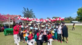 Ket foto : Perayaan HUT ke-80 RI di SDK Wemasa perbatasan RI-RDTL/dok pribadi/SM/Timornesia 