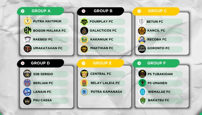 Group stage Open Turnamen Respek OBM Cup III tahun 2025/dok pribadi/TIMORNESIA 