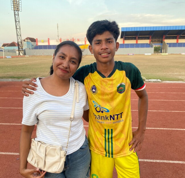 Delon Fahik gol penentu kemenangan PS Malaka U15 vs Bouyant FS/dok pribadi/Timornesia 