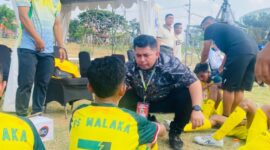 Pelatih PS Malaka U15 dr. Dion Bria Seran, Sp.OG/dok pribadi/Timornesia 