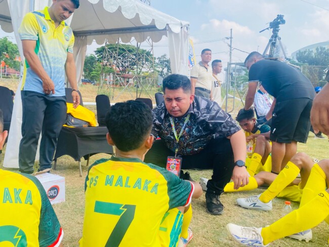 Pelatih PS Malaka U15 dr. Dion Bria Seran, Sp.OG/dok pribadi/Timornesia 