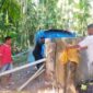 Kades Kateri Marsel Seran saat ditemui media di lokasi pembangunan pompa hidran di Desa Kateri, Jumat 5/9/2025/dok pribadi/Timornesia 