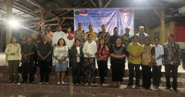 Ket foto : Doa Lintas Agama di Kabupaten Malaka Satukan Umat Demi Kedamaian dan Persatuan Bangsa/dok pribadi/Timornesia 