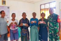 Para penerima manfaat Dana Bantuan Sosial di Desa Raisamane/dok pribadi/Timornesia 