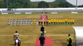 Laga super big match Bintang Timur Atambua Vs PS Malaka dengan skor akhir 1-1/dok pribadi/Gonza/Timornesia 
