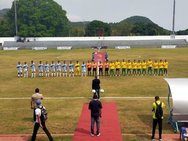 Laga super big match Bintang Timur Atambua Vs PS Malaka dengan skor akhir 1-1/dok pribadi/Gonza/Timornesia 