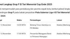 Jadwal lengkap pertandingan grup F El Tari Memorial Cup tahun 2025/dok pribadi/Timornesia 