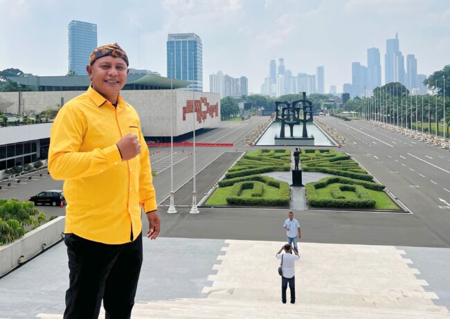 Ketua Dewan Pimpinan Daerah (DPD) II Angkatan Muda Pembaharuan Indonesia (AMPI) Kabupaten Malaka, Novianus Dearaujo Cardoso/dok pribadi/DC/Timornesia 