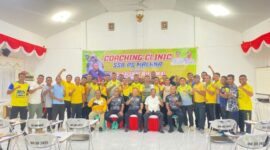 Coaching Clinic oleh Coach Riki Nelson Coach Akademi Persija Jakarta/dok Istimewa/Timornesia 