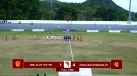 Citra Bakti Ngada Vs BMU Alor Pantar/dok images/Timornesia 