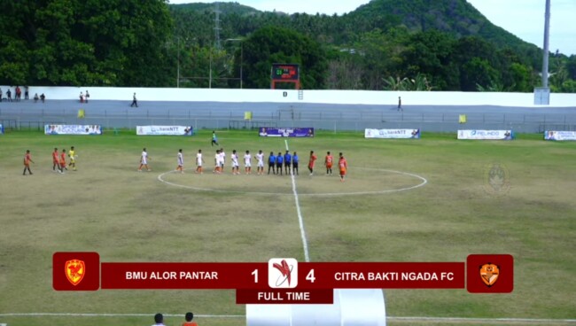 Citra Bakti Ngada Vs BMU Alor Pantar/dok images/Timornesia 