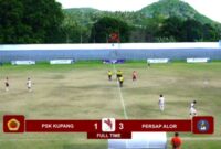 PS Kabupaten Kupang Vs Persap Alor/dok images/Timornesia 