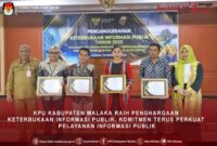 KPU Malaka Raih Penghargaan Keterbukaan Informasi Publik/dok istimewa/KPU Malaka/Timornesia