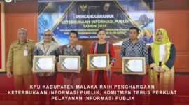KPU Malaka Raih Penghargaan Keterbukaan Informasi Publik/dok istimewa/KPU Malaka/Timornesia 