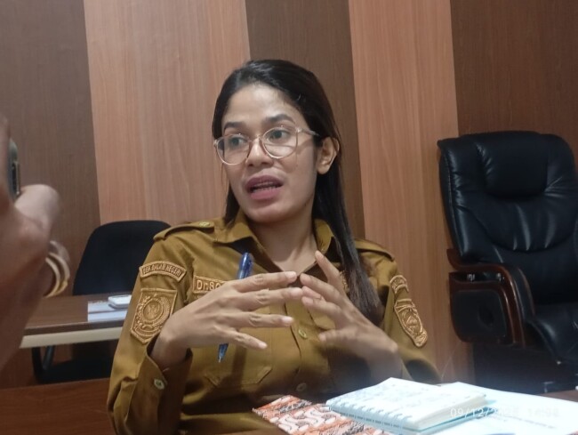 Pelaksana Tugas (Plt) Badan Perencanaan Pembangunan, Riset dan Inovasi Daerah (Bapperida) Kabupaten Malaka, Dr. Leonarda Sofiani Rame, S.T.,M.Si/dok pribadi/Timornesia 