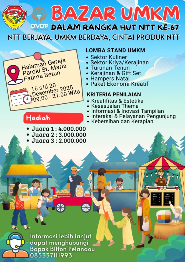 Bazar UMKM Sambut HUT NTT ke-67/dok images/Timornesia 