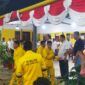 Bupati Malaka dan Wakil Bupati Malaka didampingi PC Bank NTT Cabang Betun menerima tim PS Malaka di rumah jabatan Bupati Malaka/dok pribadi/Timornesia 