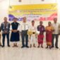 Bupati Malaka, Stefanus Bria Seran pose bersama atlet shorinji kempo Yulius Klau Nahak dan orang tua, didampingi Pelatih Kempo Malaka, Sekda Malaka, Pater Deken Malaka, Pimpinan Cabang Bank NTT Betun/dok pribadi/Gonza/Timornesia 