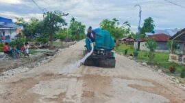 Ruas jalan Bonetasea-Haliklaran yang sedang dikerjakan/dok pribadi/Timornesia 