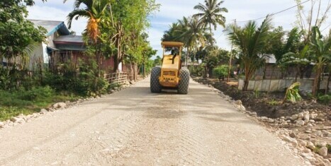 Peningkatan Jalan Bonetasea Haliklaran/dok pribadi/Timornesia 