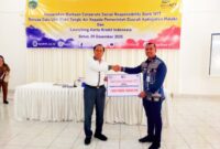 Bank NTT Cabang Betun berikan bantuan CSR berupa satu unit mobil tangki kepada Pemerintah Daerah Kabupaten Malaka/dok pribadi/Gonza/Timornesia 